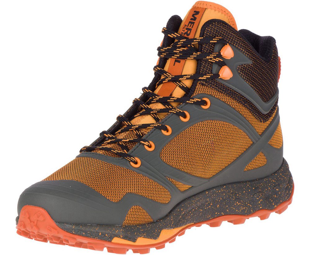 Merrell Vandrestøvler Herre - Altalight Knit Mid - Orange - GOD869342